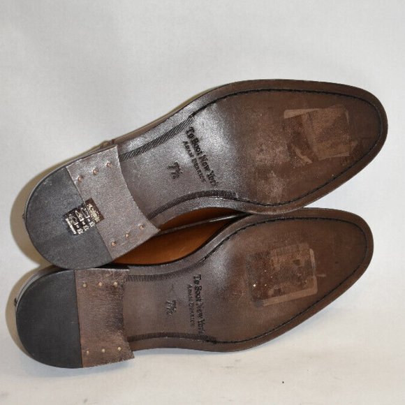 New! To Boot New York Bellaire Derby Size 7.5 Cuoio Brown DD287